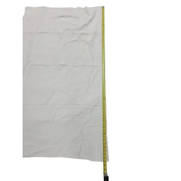 ✨ Vintage Set White Cotton Tablecloth Lot Rectangle +  Round Minimalist Decor - Picture 3 of 8